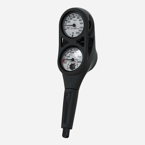 2-KAUGEN-KONSOLE - Manometer und Tiefenmesser
